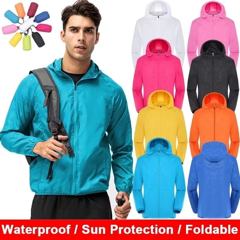 Fishing Jacket Waterproof - Men Women Waterproof Jacket Windbreaker Women