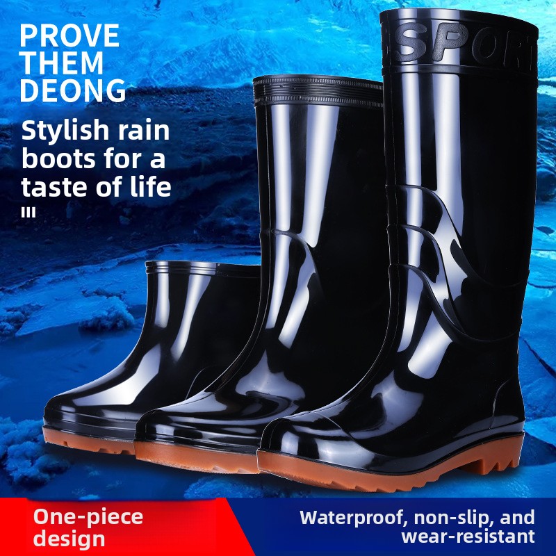 Fishing Boots - Men's Rain Boots Fishing Seafood Gathering