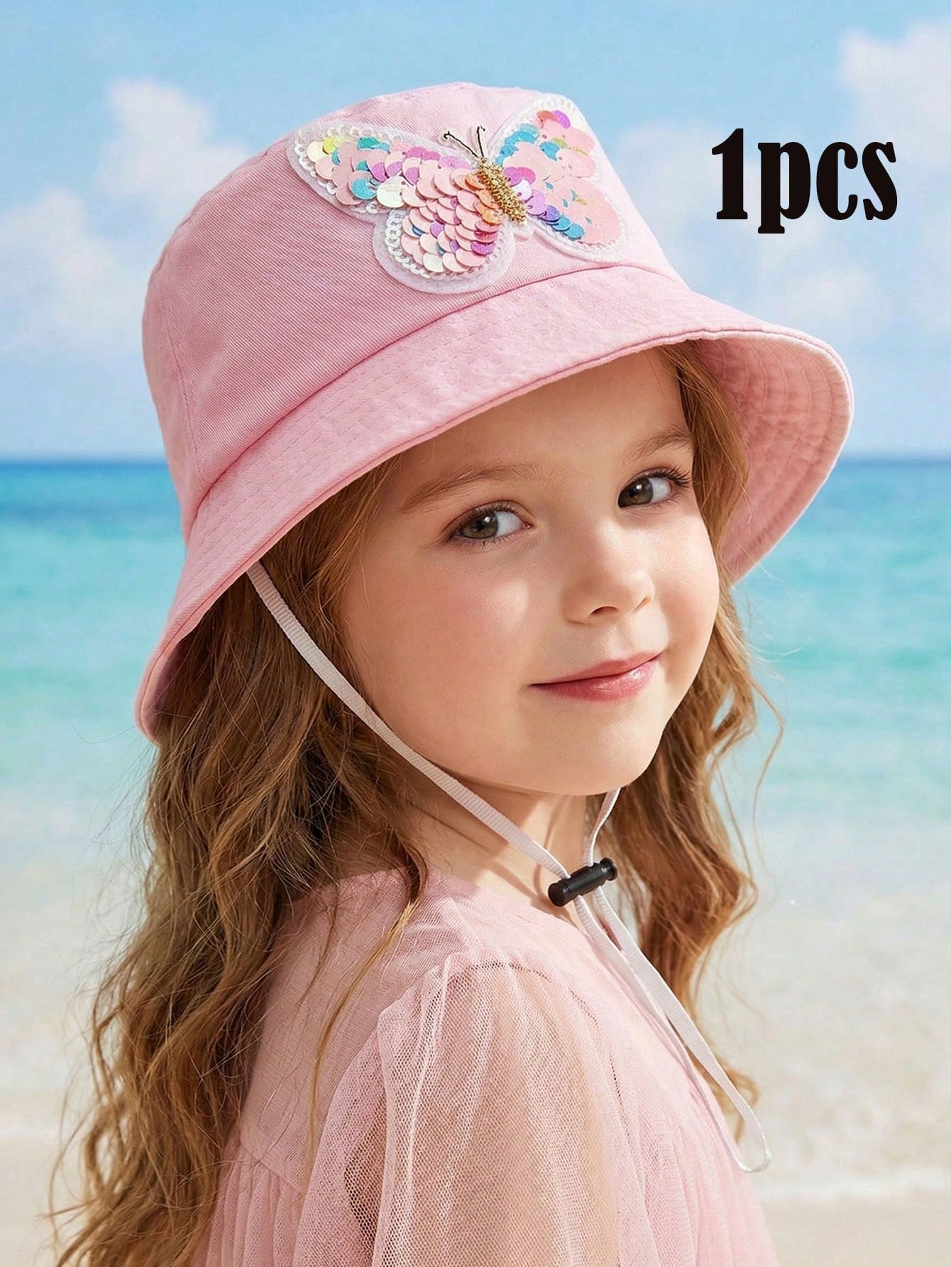 1pcs 3-8Y Girls Sequined Butte - Fishing Hat recension och pris