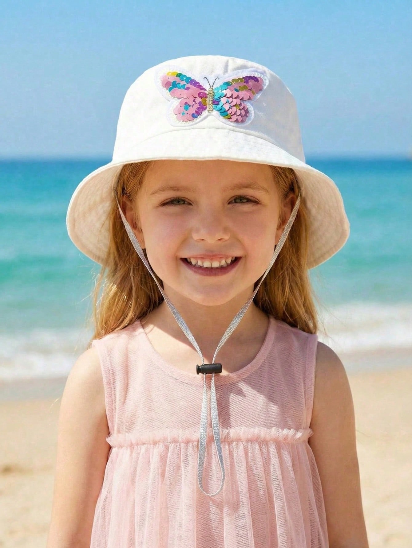 1pcs 3-8Y Girls Sequined Butte - Fishing Hat recension och pris