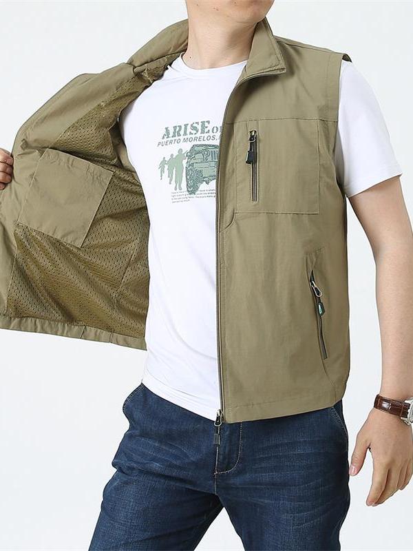2026 New Men's Slim Fit Vest S - Fishing Vest recension och pris