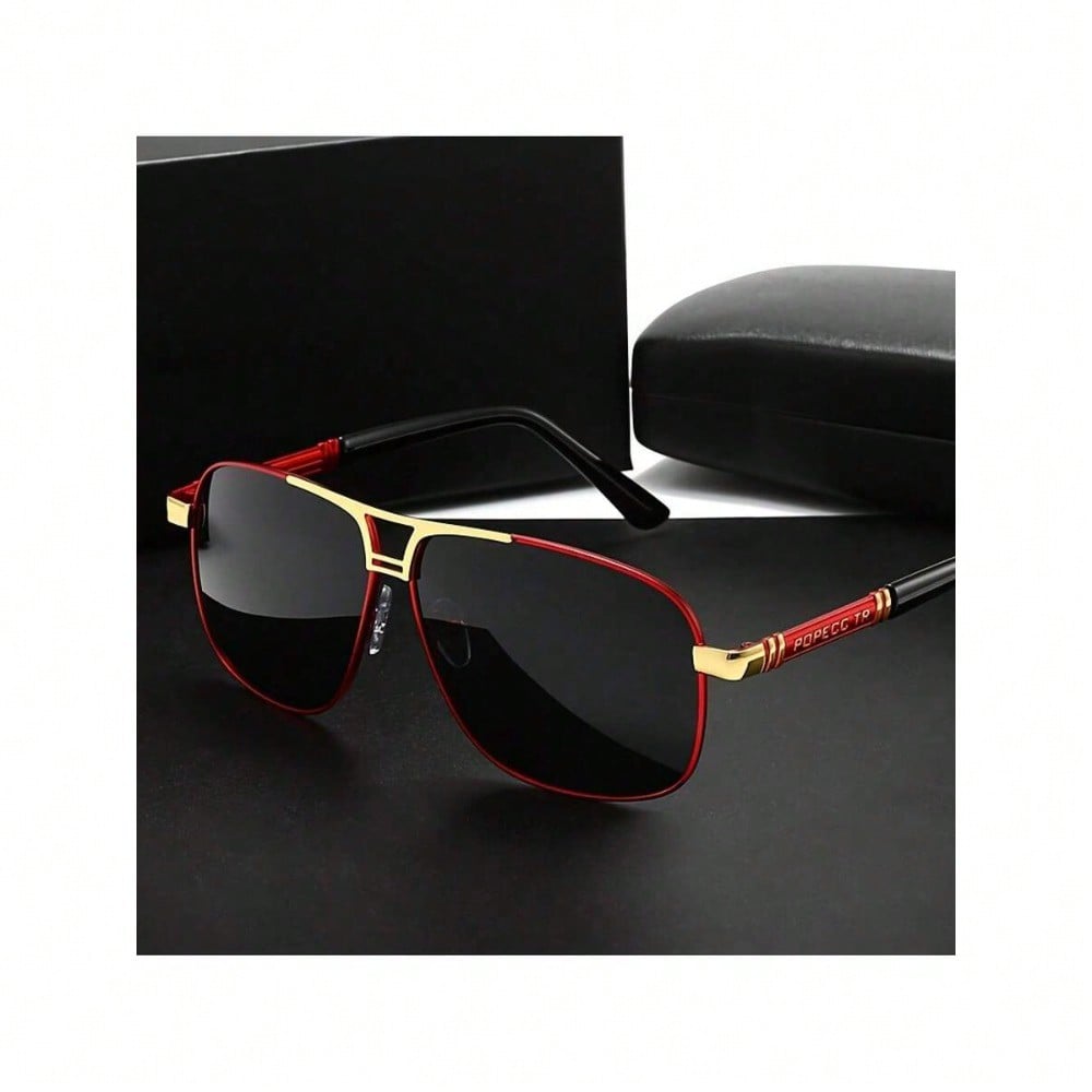 Large Metal Polarized Men And  - Fishing Sunglasses Polarized recension och pris
