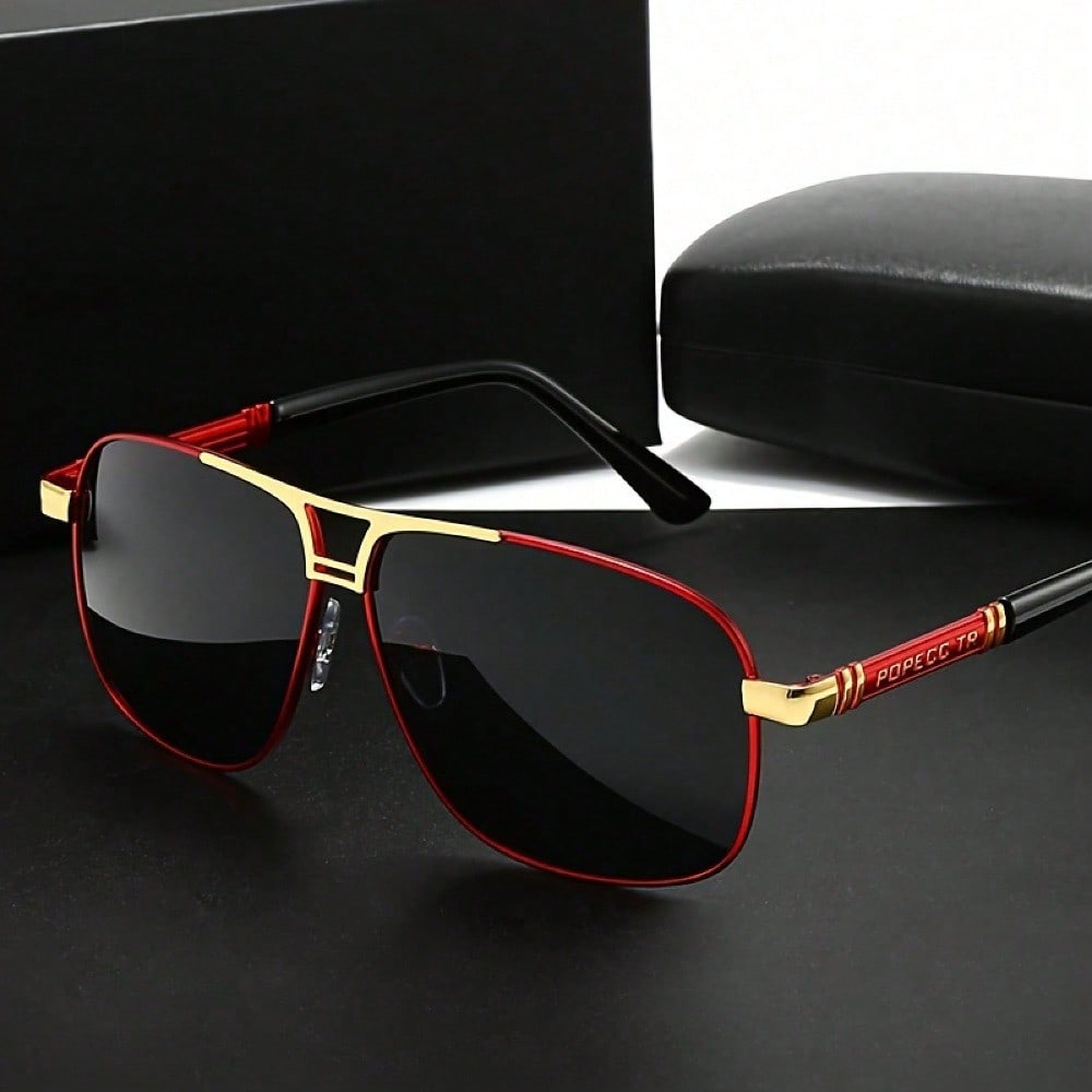Large Metal Polarized Men And  - Fishing Sunglasses Polarized recension och pris