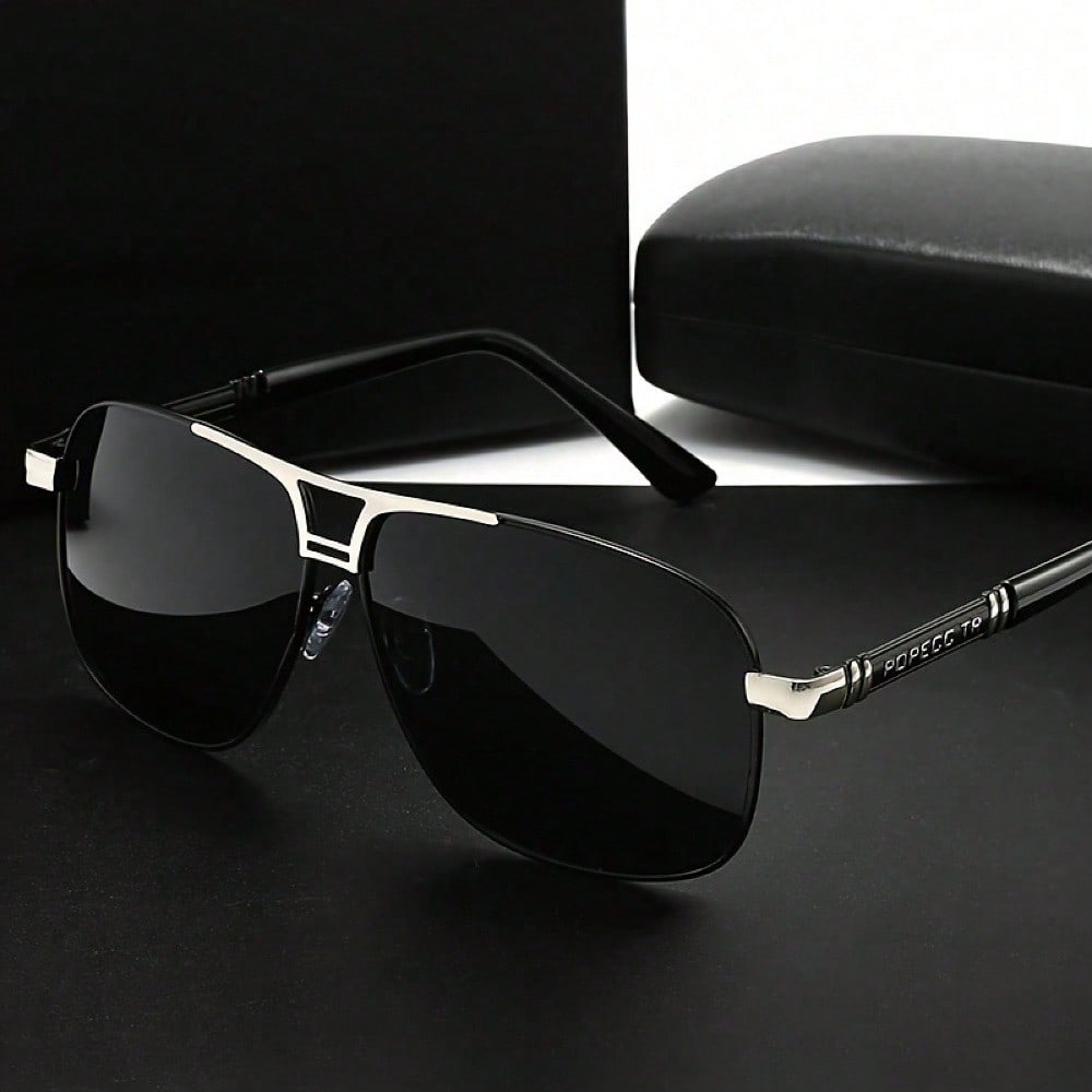 Large Metal Polarized Men And  - Fishing Sunglasses Polarized recension och pris