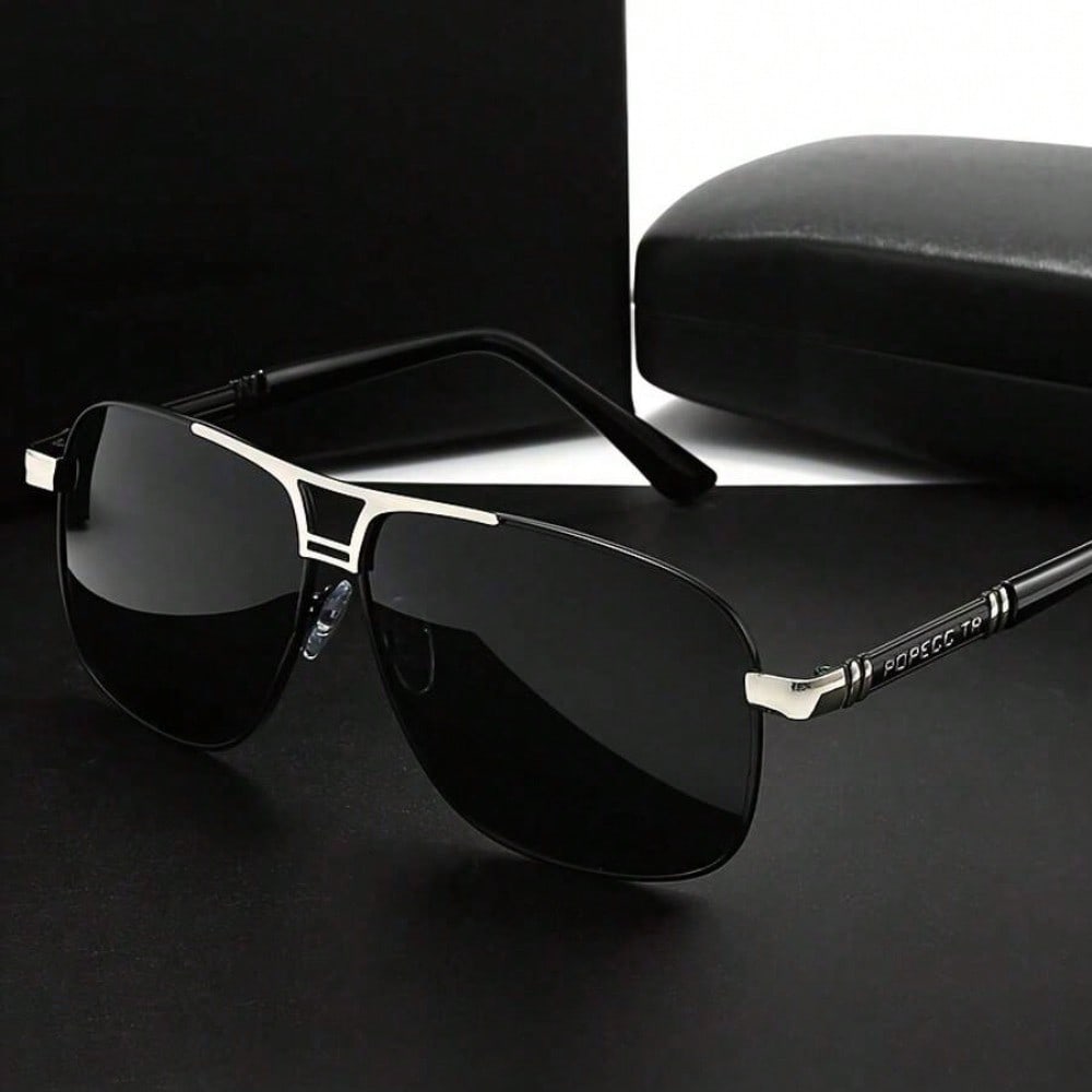 Large Metal Polarized Men And  - Fishing Sunglasses Polarized recension och pris
