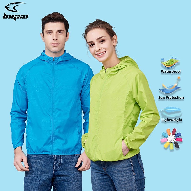 LNGXO Unisex Hiking Jacket Men - Fishing Rain Suit recension och pris