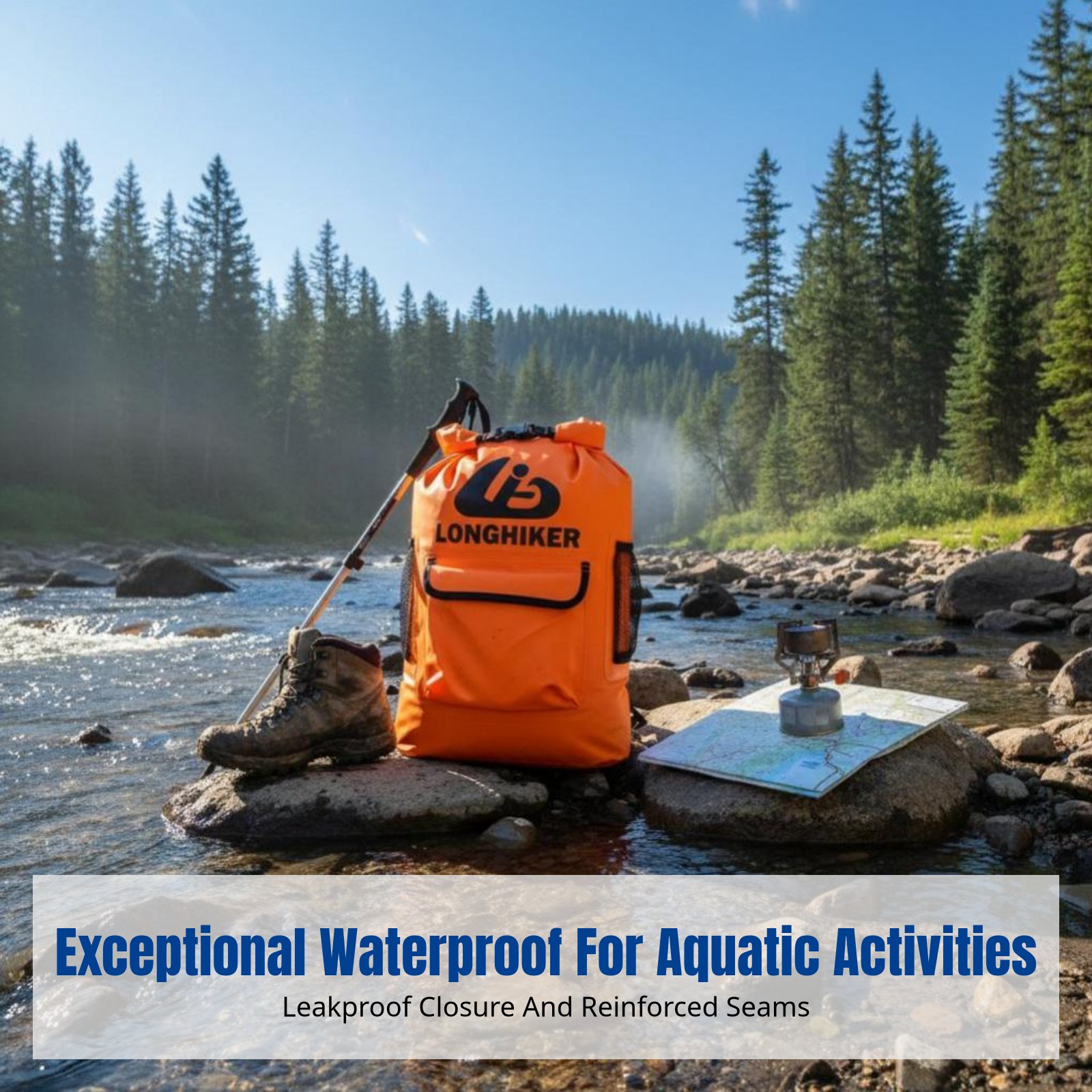 Waterproof Dry Bag Backpack, O - Fishing Bag Waterproof recension och pris