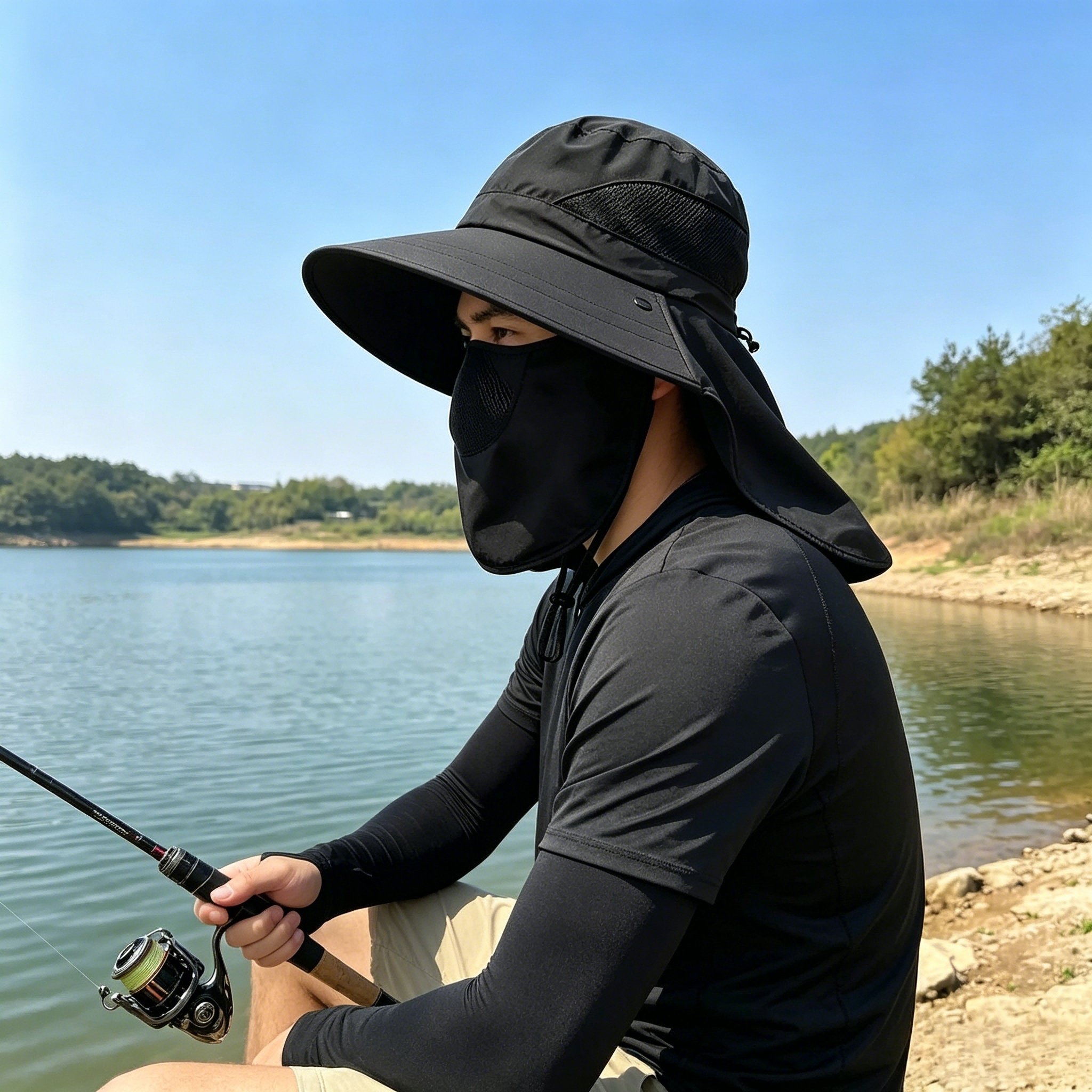 Full Face Neck Coverage Sun Ha - Fishing Hat recension och pris