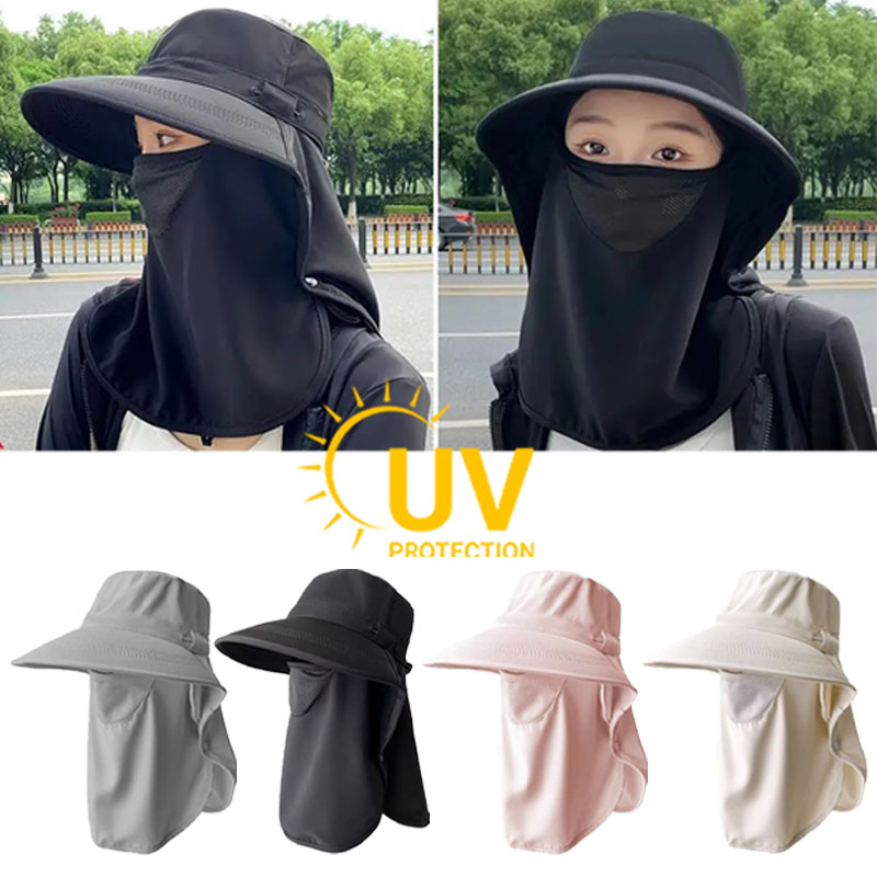 Full Coverage Sun Hat with Fac - Fishing Mask Sun Protection recension och pris