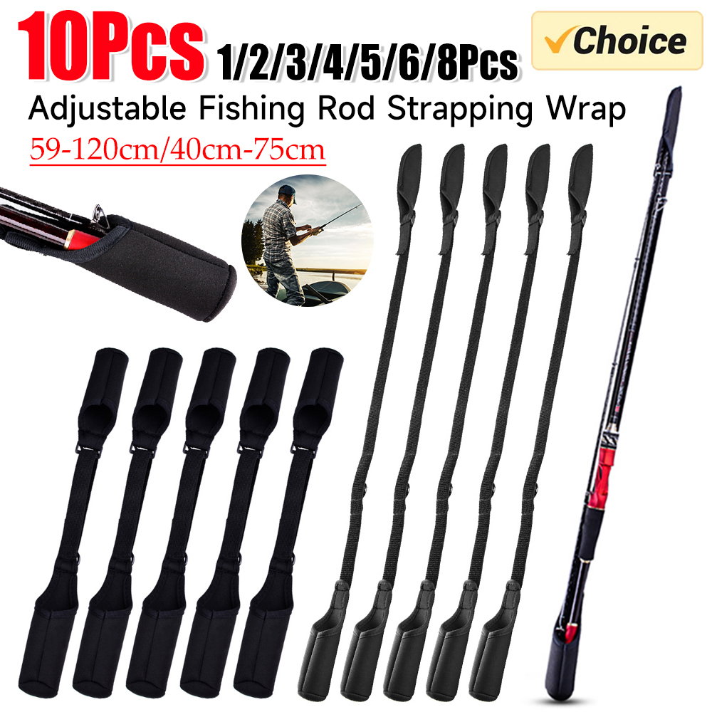 1-10PCS Fishing Rod Socks Srta - Fishing Socks recension och pris