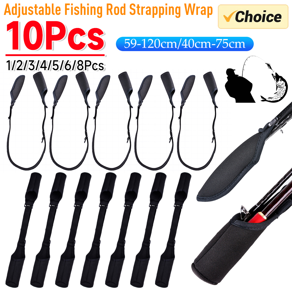 1-10PCS Fishing Rod Socks Srta - Fishing Socks recension och pris