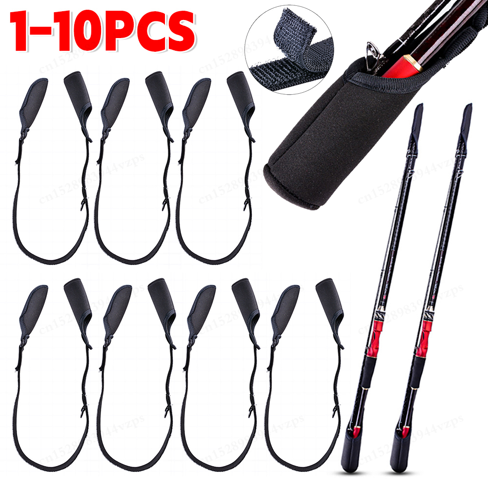 1-10PCS Fishing Rod Socks Srta - Fishing Socks recension och pris