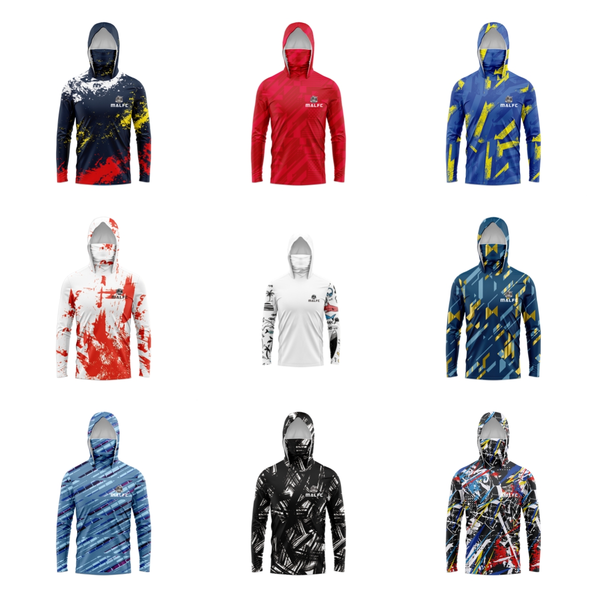 MALFC Men Hood Fishing Shirt l - Fishing Shirt Uv Protection recension och pris