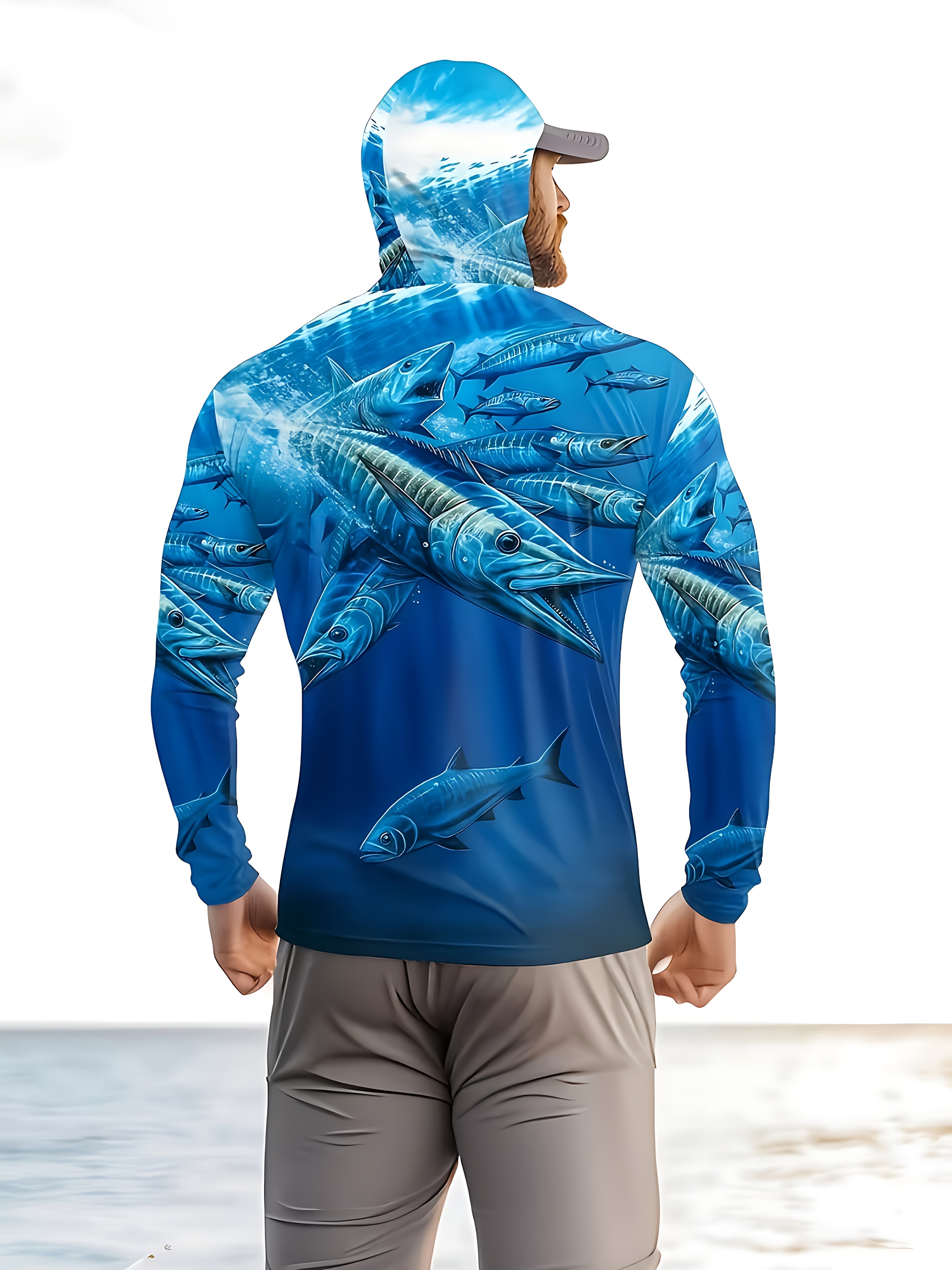 Fishing Shirt Hooded Men Fishi - Fishing Hoodie recension och pris
