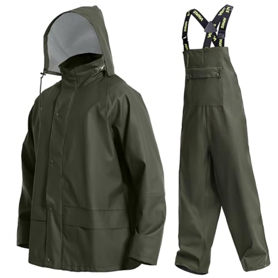 Mens PRO Workwear 3-Piece Wate - Fishing Jacket Waterproof recension och pris