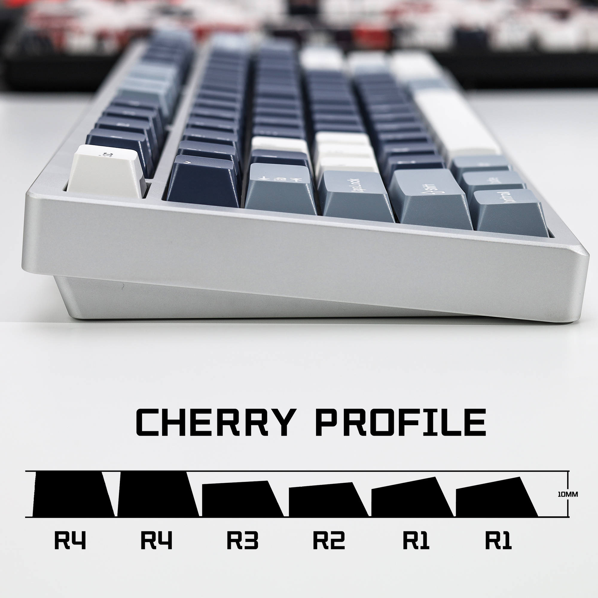 KBDiy Fishing Keycaps ISO PBT  - Fishing Hat recension och pris