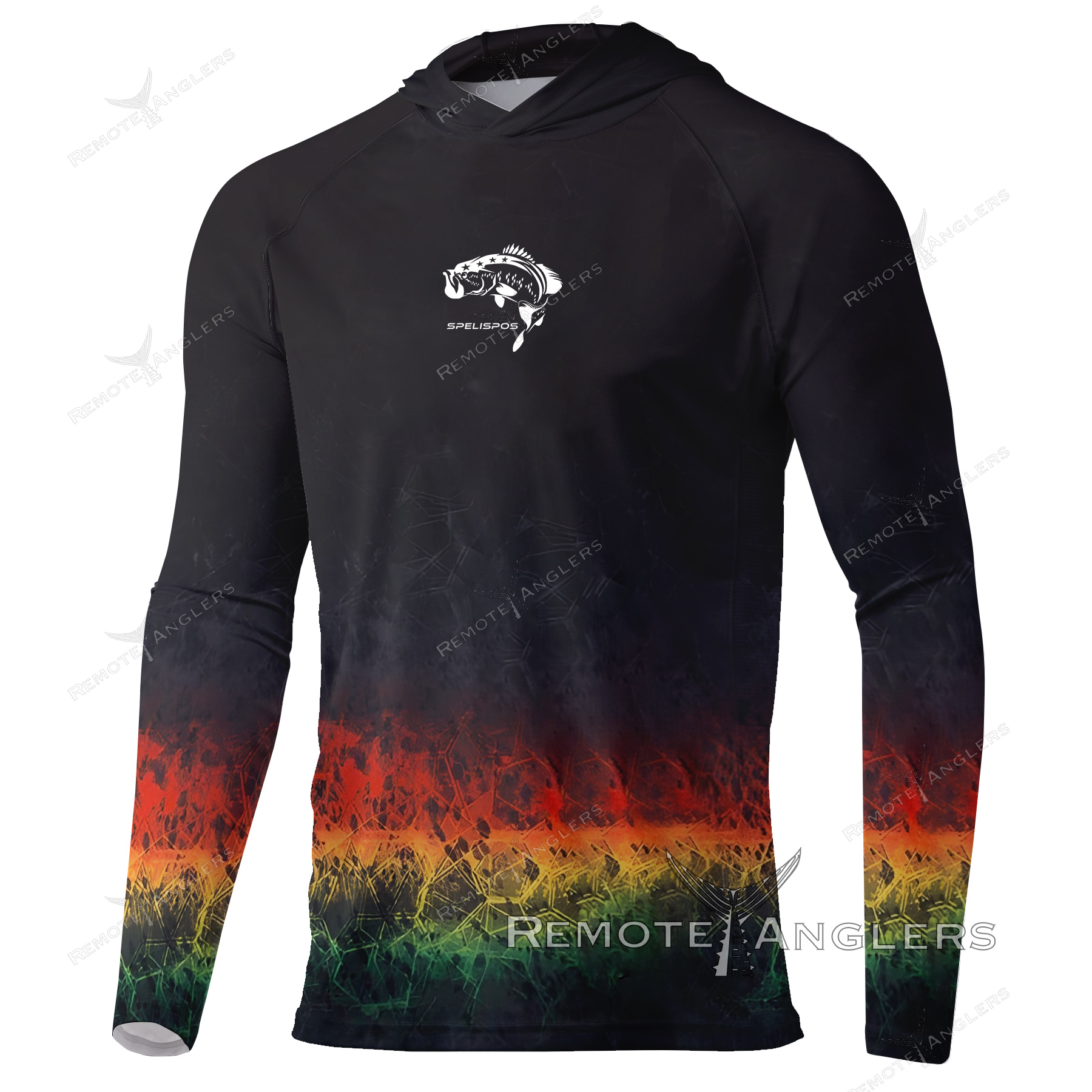 Fishing Shirt Red Hoodie Mask  - Fishing Mask Sun Protection recension och pris