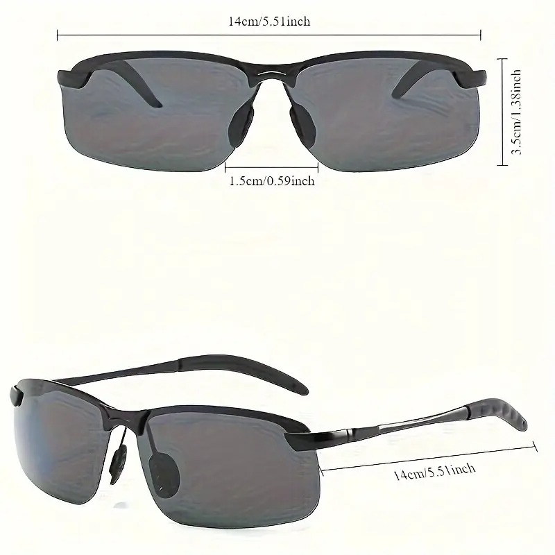 Black Polarized Photochromic S - Fishing Sunglasses Polarized recension och pris