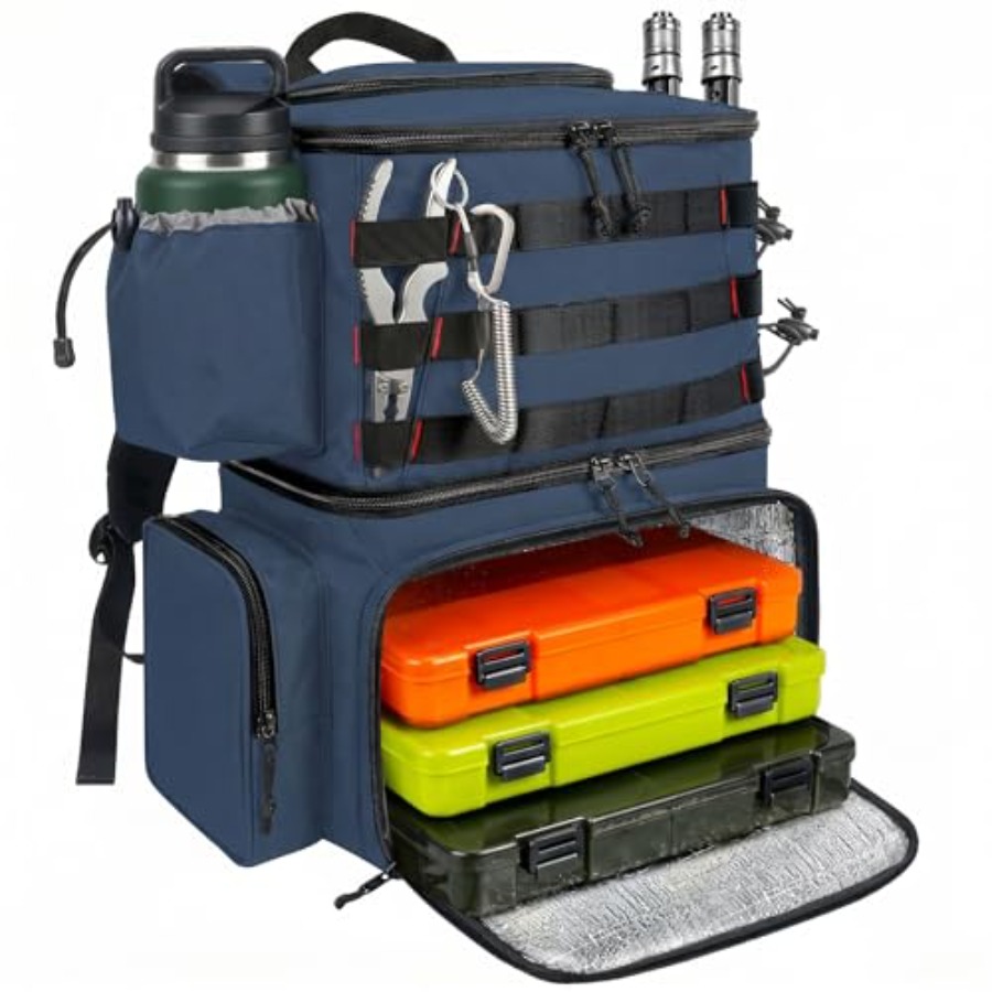 Fishing Backpack, Water Resist - Fishing Backpack recension och pris