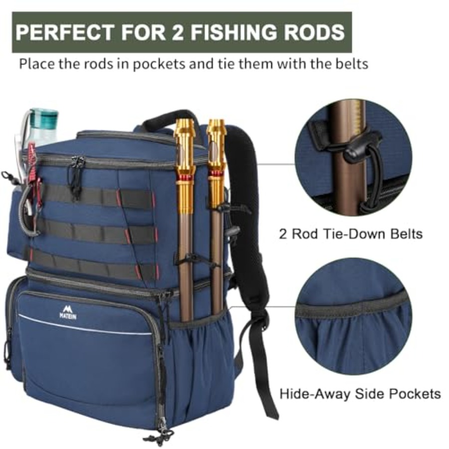 Fishing Backpack, Water Resist - Fishing Backpack recension och pris