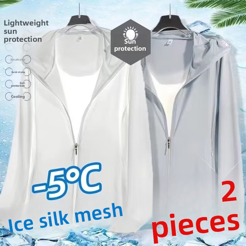 Ice Silk Men's Summer Thin Air - Fishing Shirt Uv Protection recension och pris