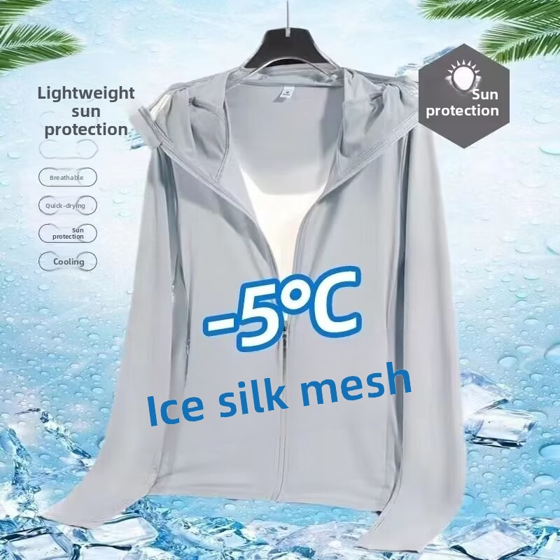 Ice Silk Men's Summer Thin Air - Fishing Shirt Uv Protection recension och pris