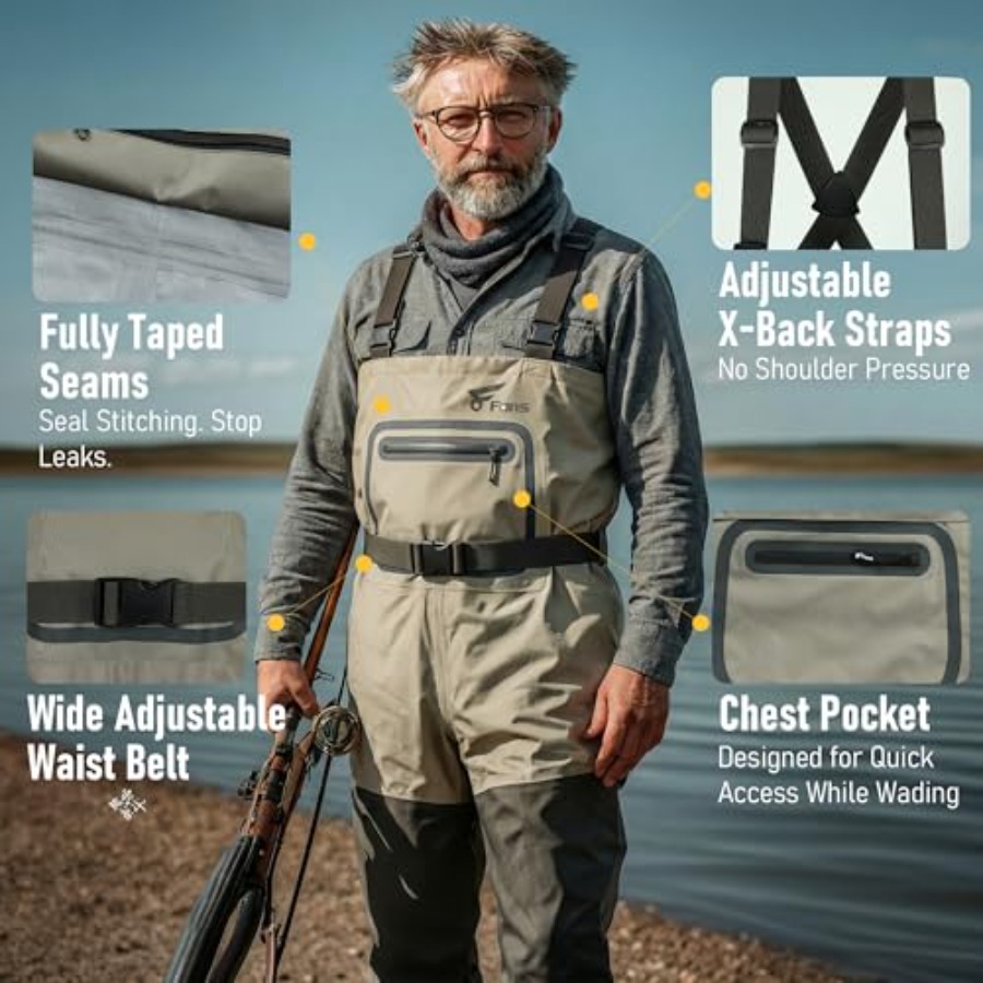Fishing Chest Waders for Men a - Fishing Waders recension och pris