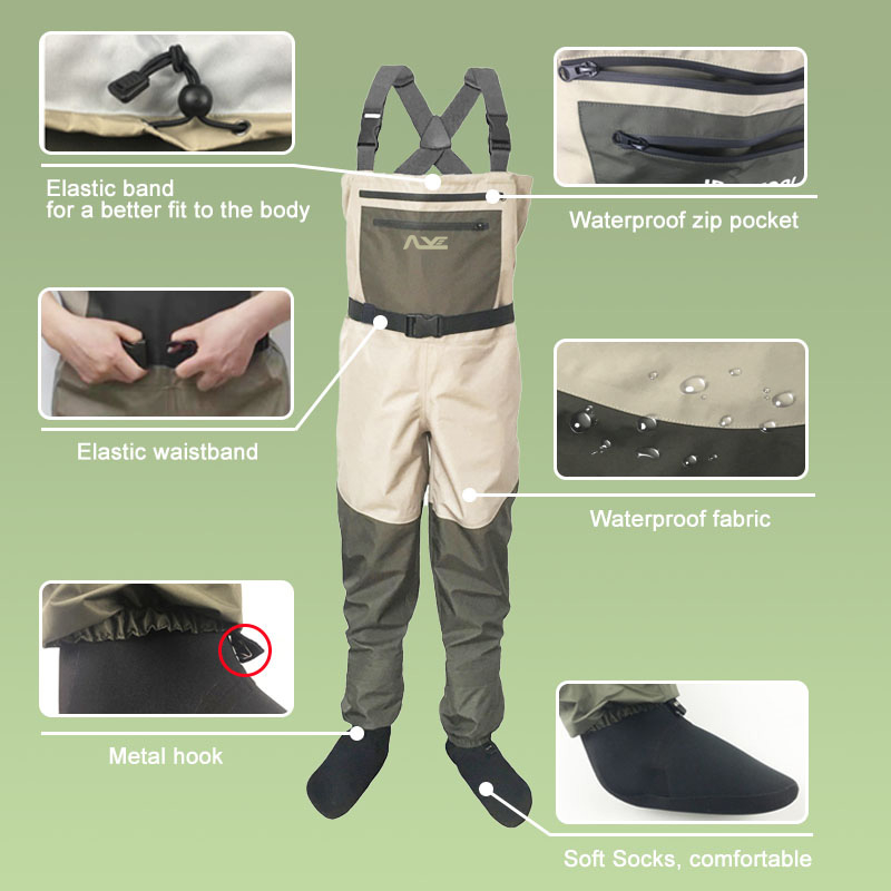 Fly Fishing Waders, Waterproof - Fishing Boots recension och pris
