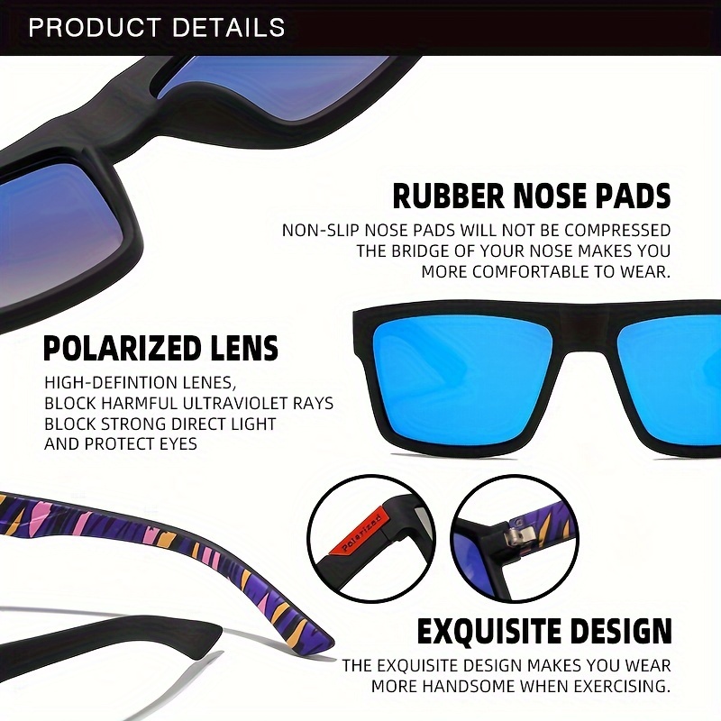 Fashion Travel Square Polarize - Fishing Sunglasses Polarized recension och pris
