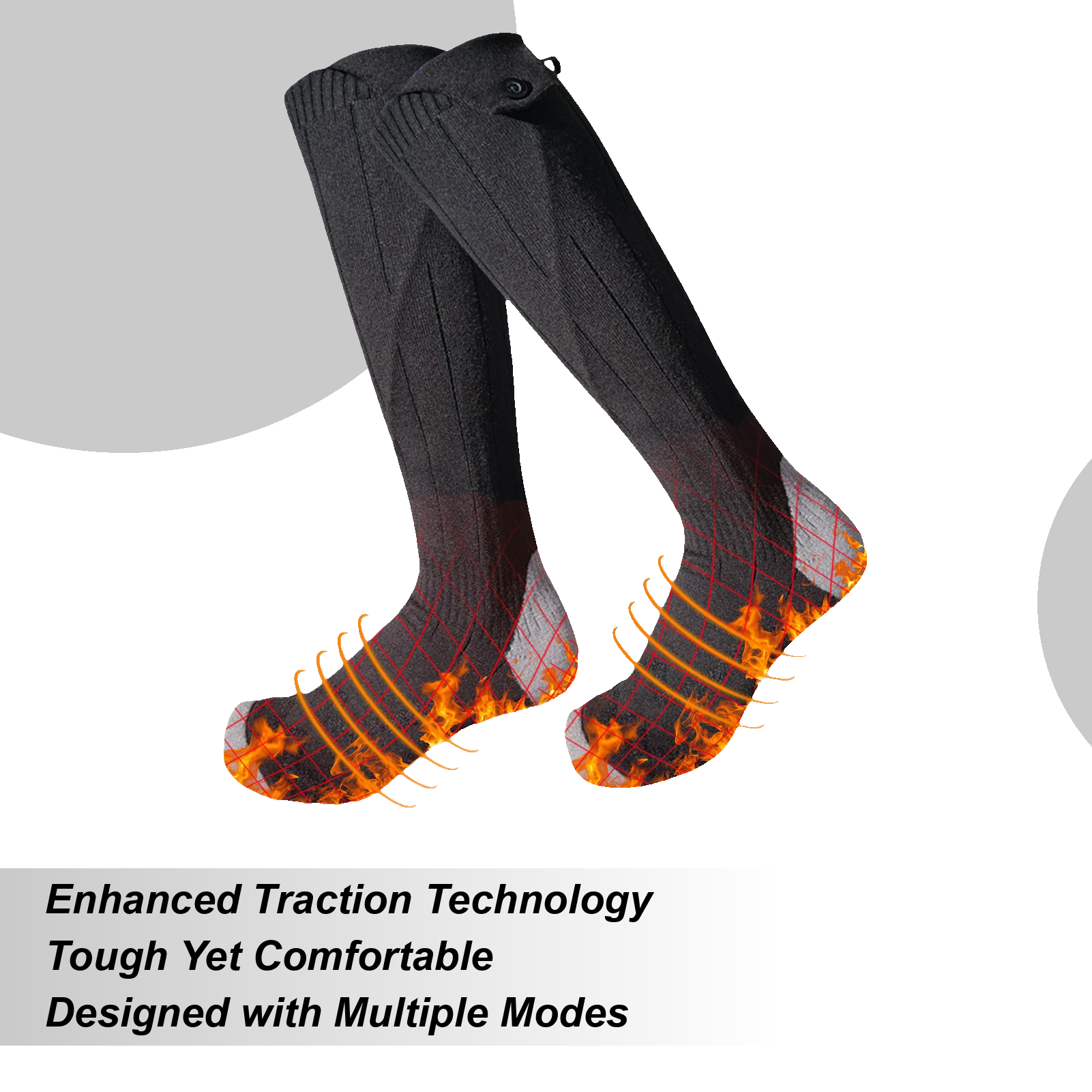 Heated Socks for Men Cordless  - Fishing Socks recension och pris