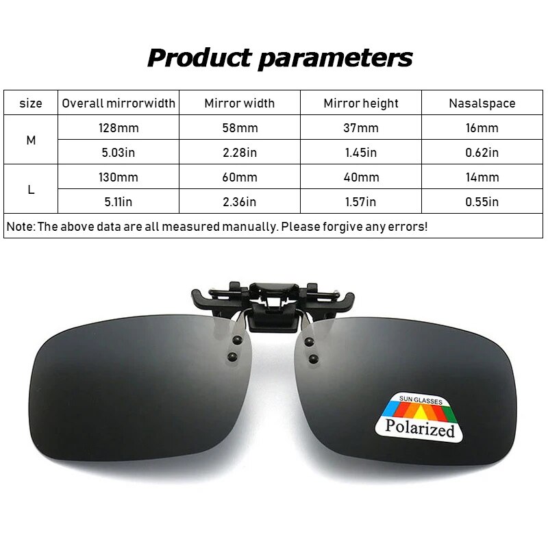 Polarized Clip Sunglasses 2Pcs - Fishing Sunglasses Polarized recension och pris