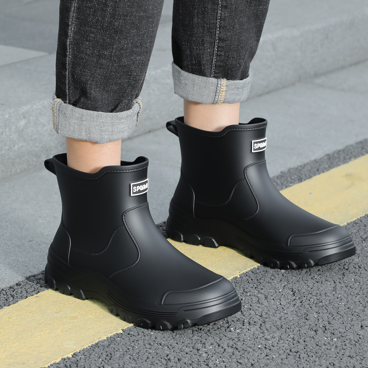 Fashionable new style men's mi - Fishing Boots recension och pris