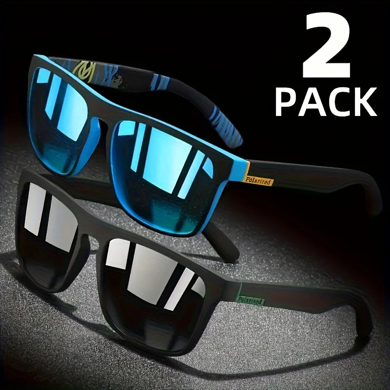 1/2pcs Square Sport Sunglasses - Fishing Sunglasses Polarized recension och pris