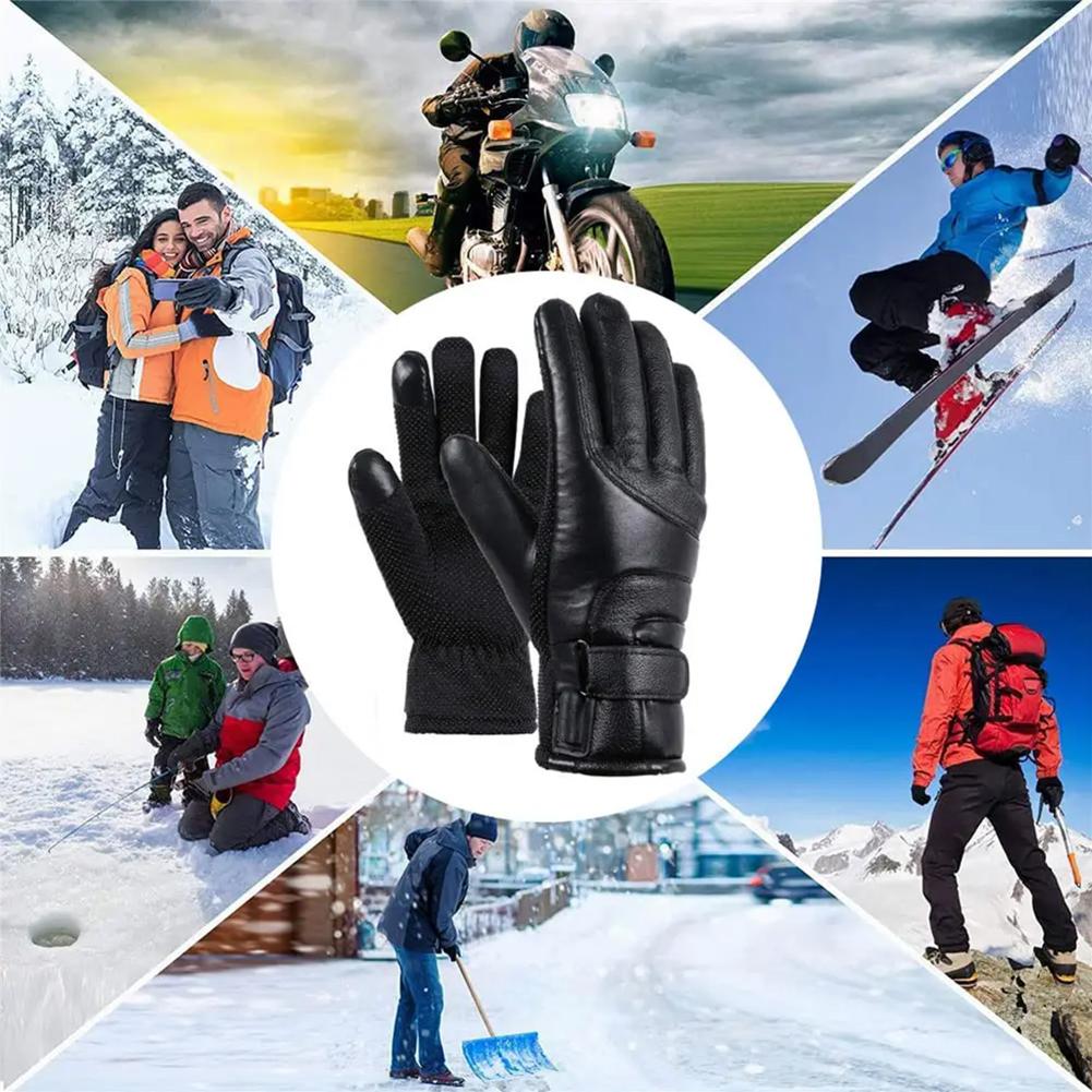 1 Pair USB Heating Gloves Rech - Fishing Gloves recension och pris