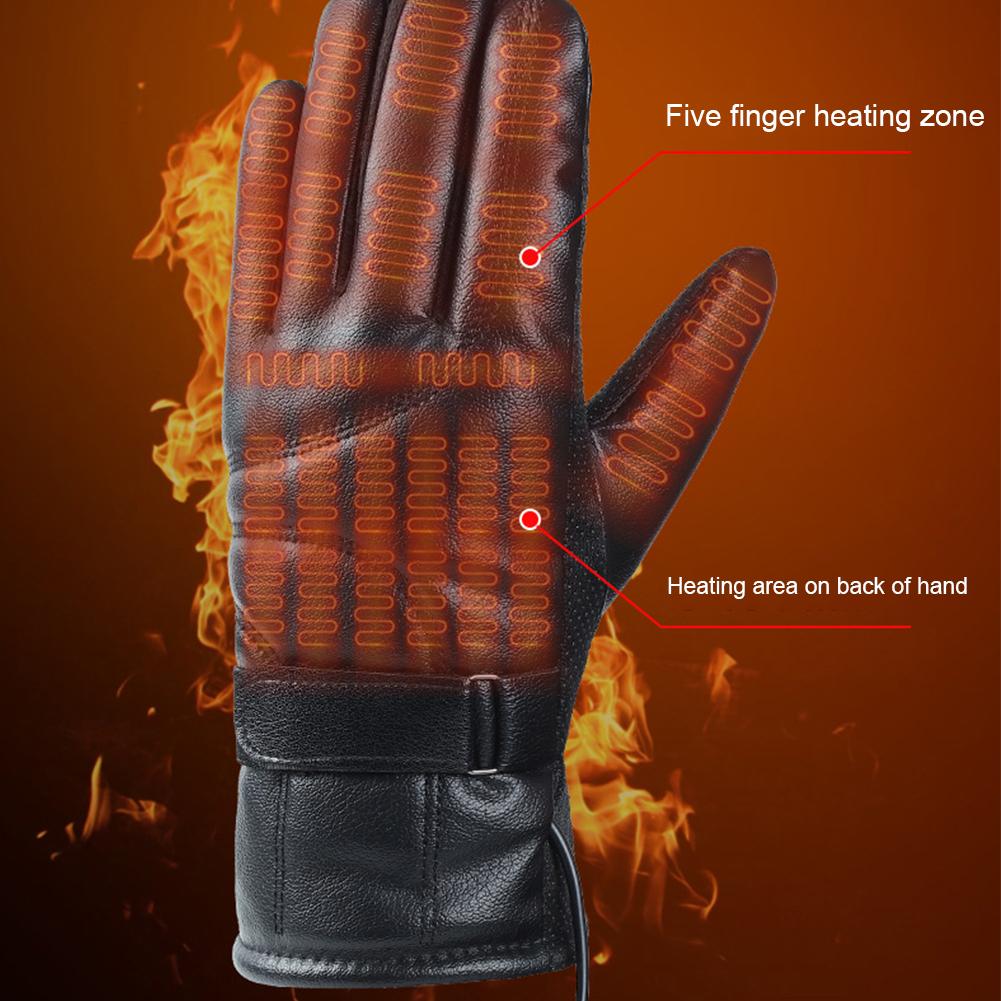 1 Pair USB Heating Gloves Rech - Fishing Gloves recension och pris