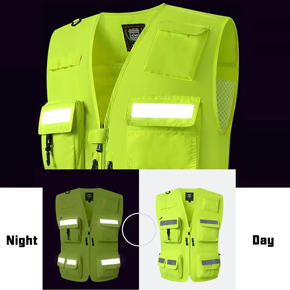 Safety Vest Man Working Clothe - Fishing Vest recension och pris