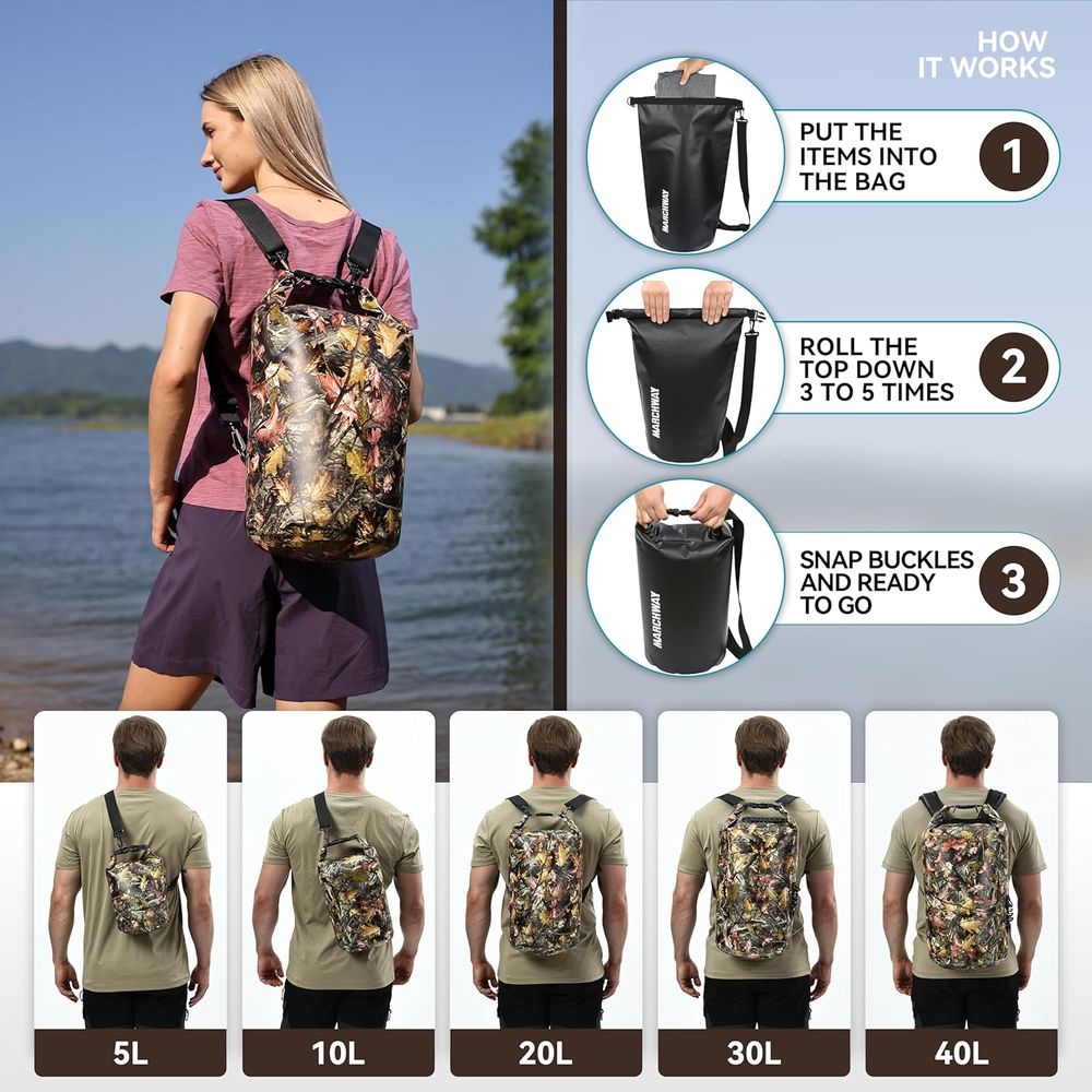 Floating Waterproof Dry Bag Ba - Fishing Backpack recension och pris