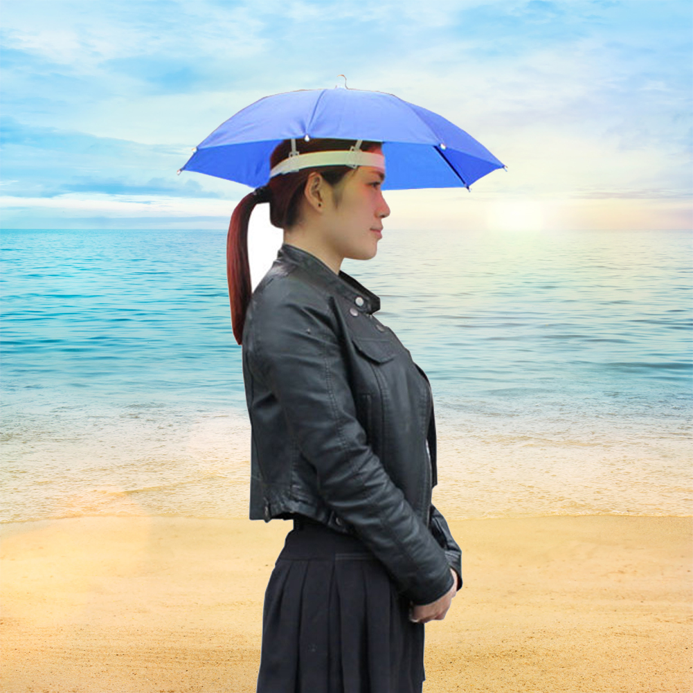 Portable Rain Umbrella Hat Arm - Fishing Hat recension och pris