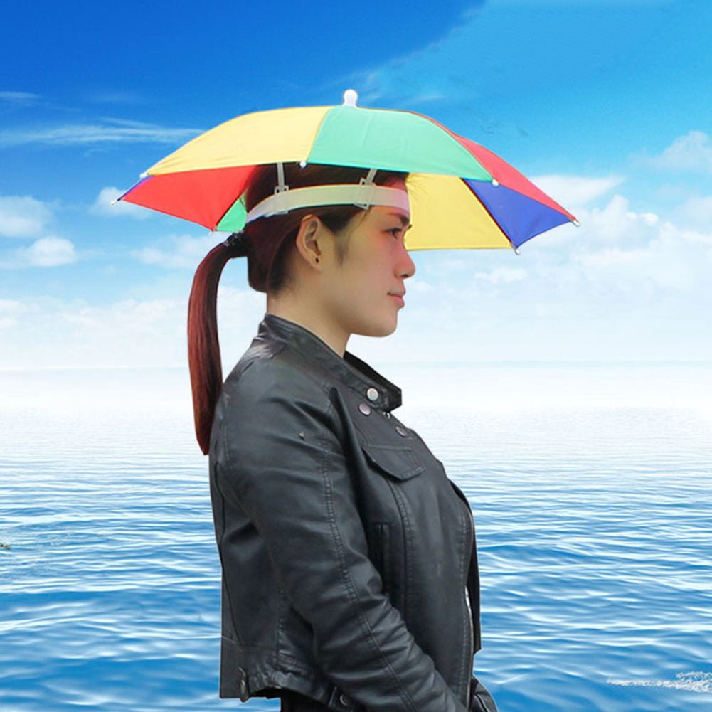 Portable Rain Umbrella Hat Arm - Fishing Hat recension och pris