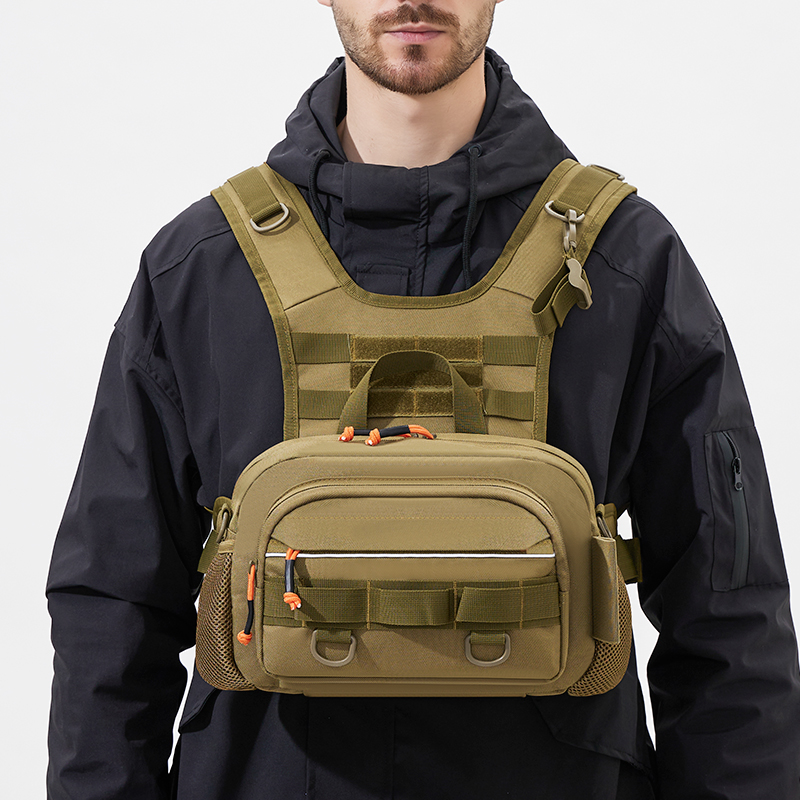 Men Chest Bag Tactical Fishing - Fishing Vest recension och pris
