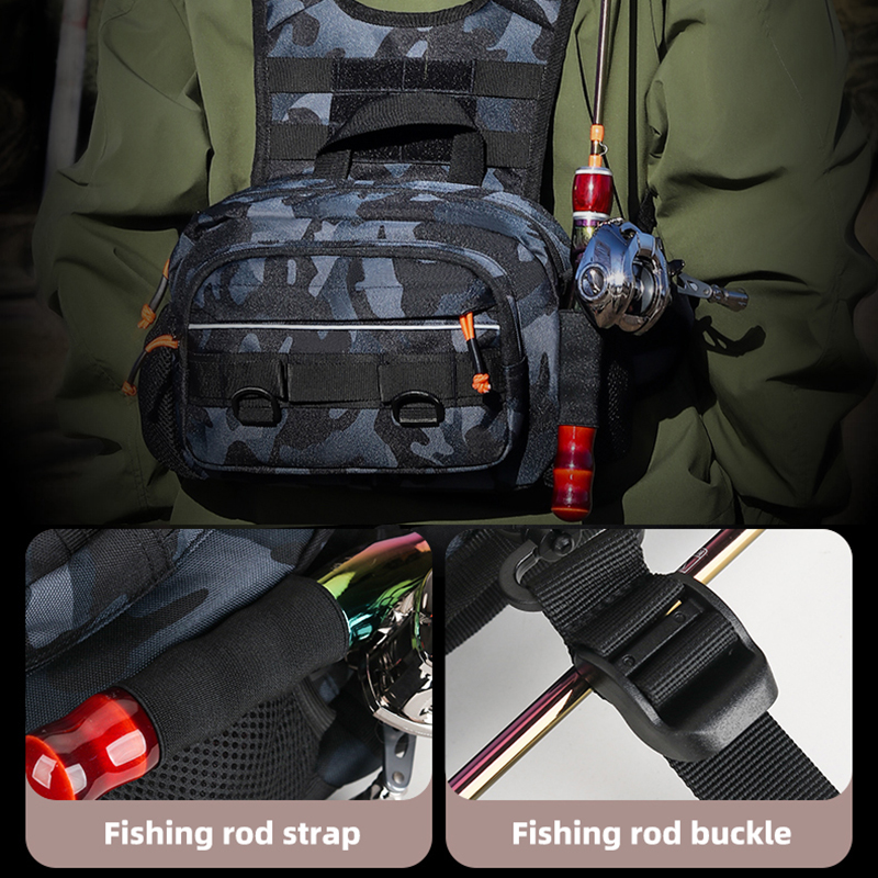 Men Chest Bag Tactical Fishing - Fishing Vest recension och pris