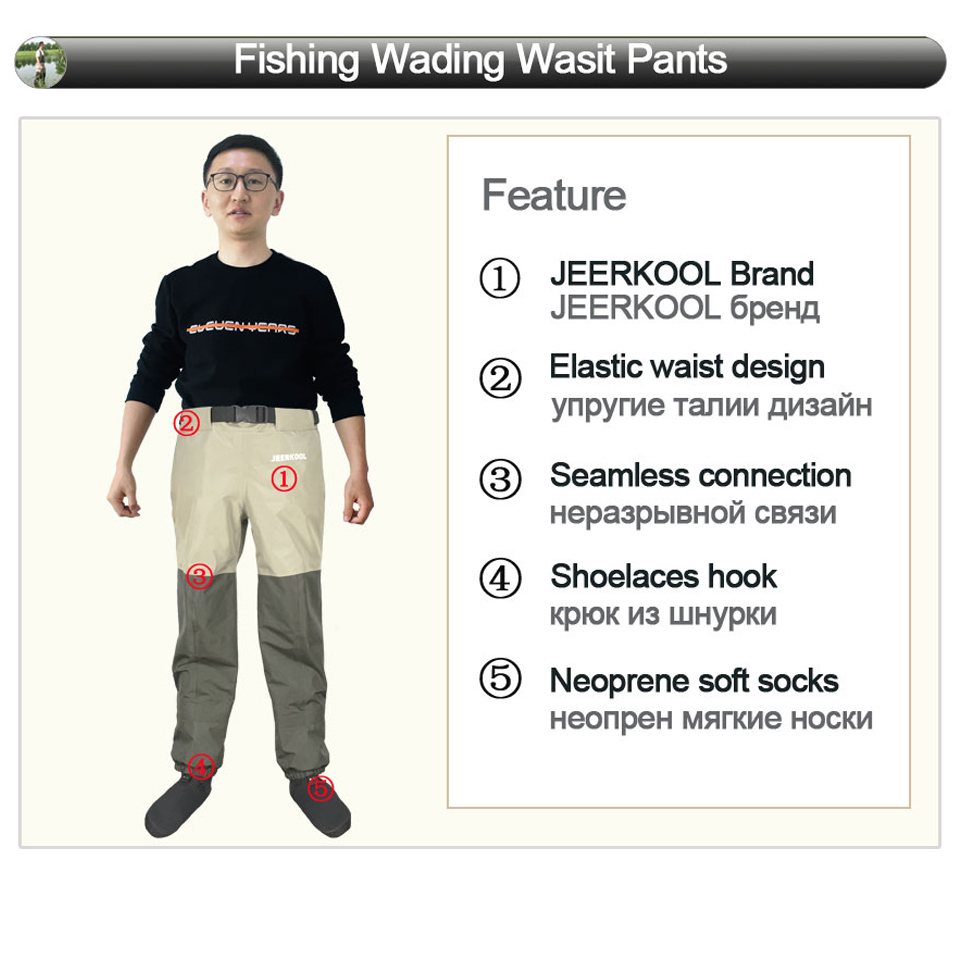 Fly Fishing Waders Fish Wading - Fishing Pants Waterproof recension och pris