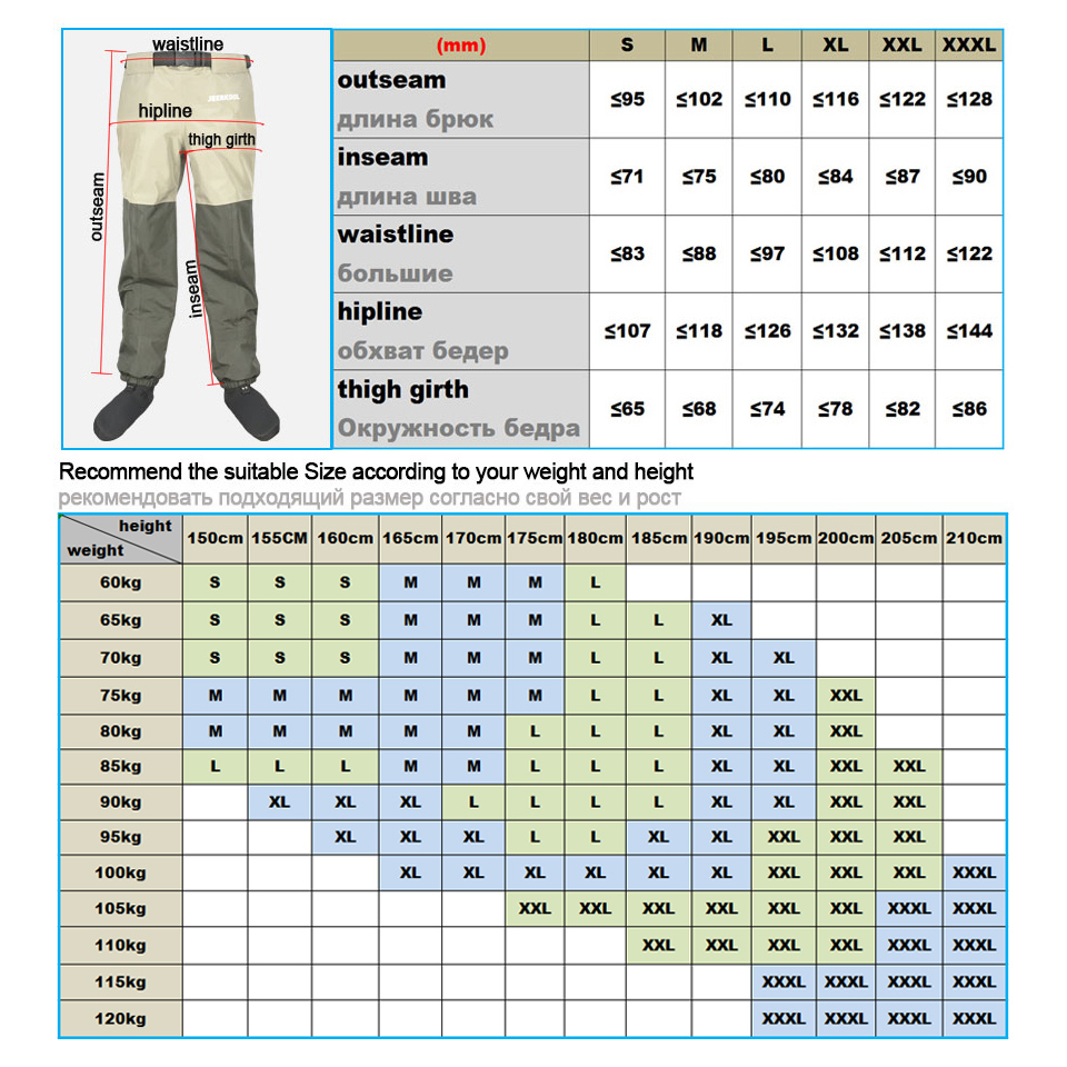 Fly Fishing Waders Fish Wading - Fishing Pants Waterproof recension och pris