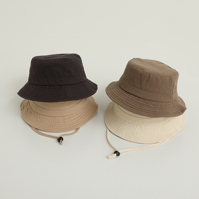 Solid Color Kids Bucket Hat Fa - Fishing Hat recension och pris