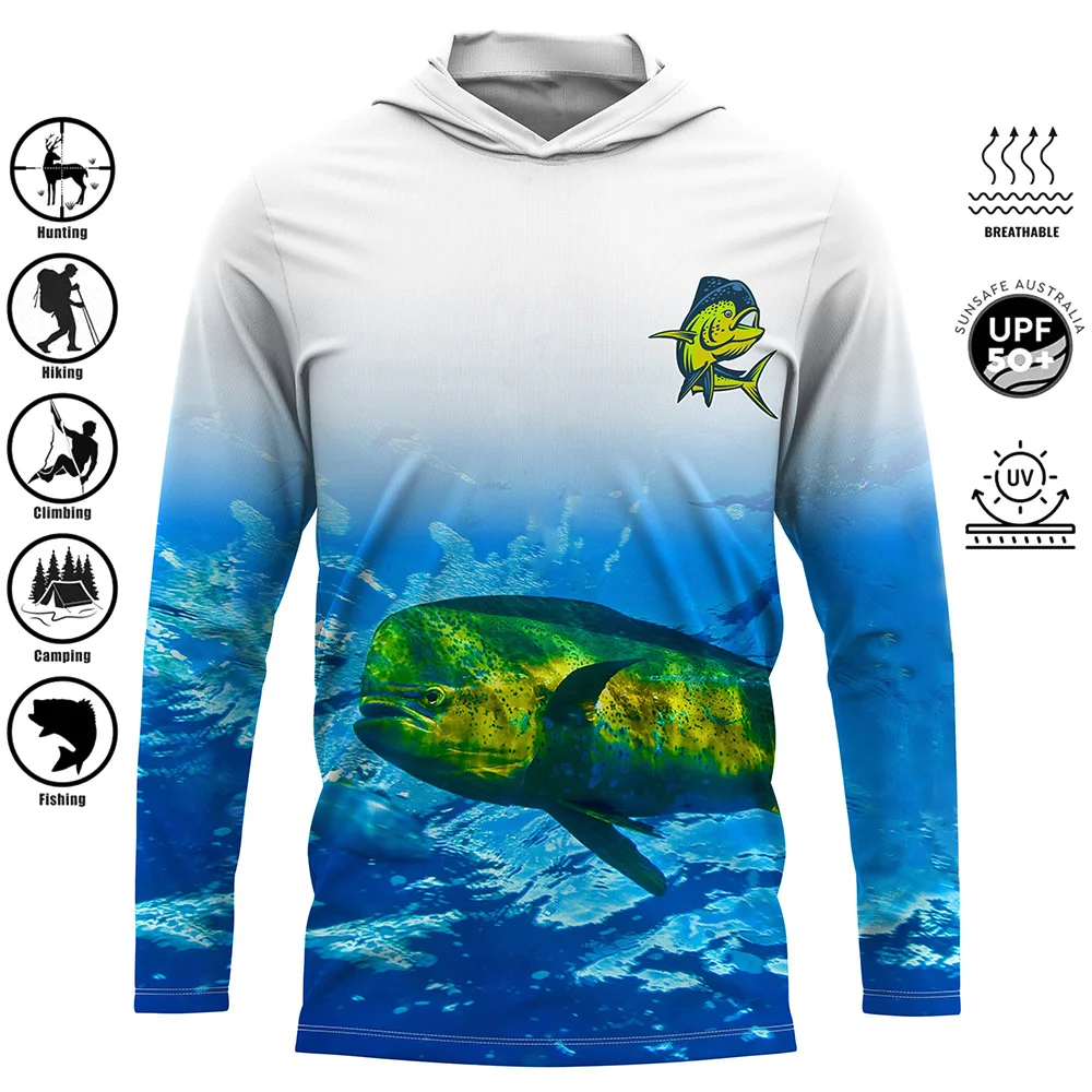 Fishing Shirt Men's Long Sleev - Fishing Shirt Uv Protection recension och pris