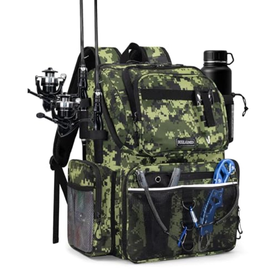 Fishing Backpack with Rod Hold - Fishing Backpack recension och pris