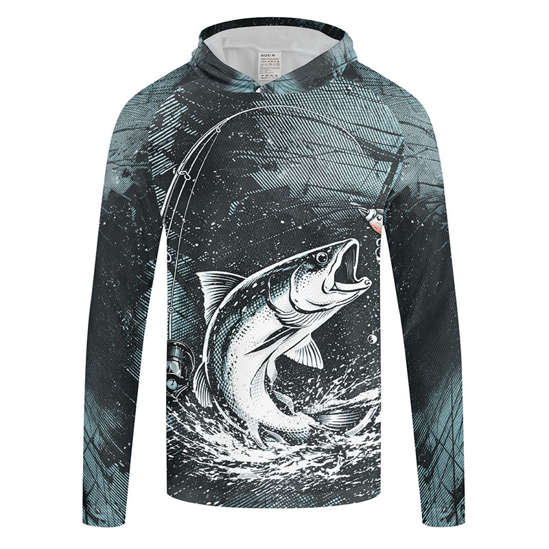 Fishing Shirt Hooded Men Quick - Fishing Hoodie recension och pris