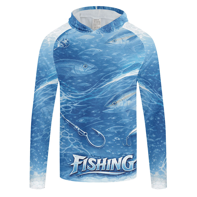 Fishing Shirt Hooded Men Quick - Fishing Hoodie recension och pris