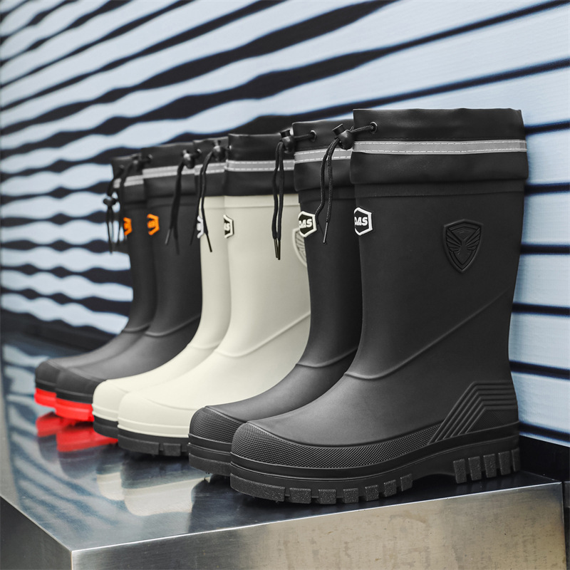 Fashion Men's Rain Boots Mid-C - Fishing Boots recension och pris