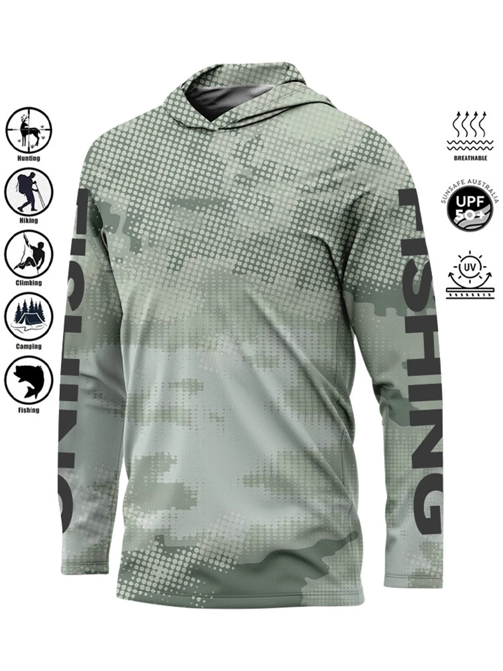 MALFC Hood Fishing Shirt Fishi - Fishing Shirt Uv Protection recension och pris